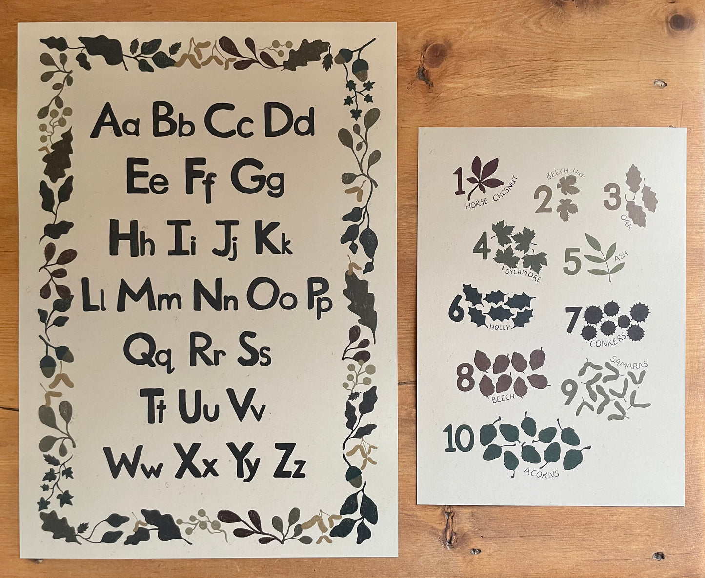 Numbers Print - The Forest